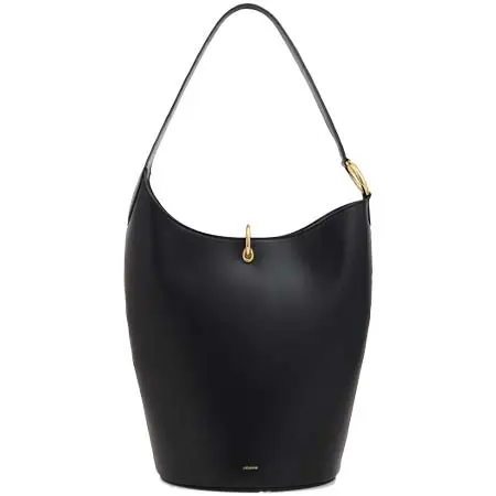 ラバンヌ(Rabanne)   Ring Tote bag in black leather