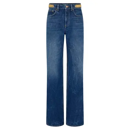 ラバンヌ(Rabanne)   Baggy jeans in dark washed denim