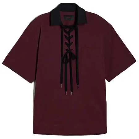 シモーネ ロシャ(SIMONE ROCHA)   Lace Up Rugby Polo