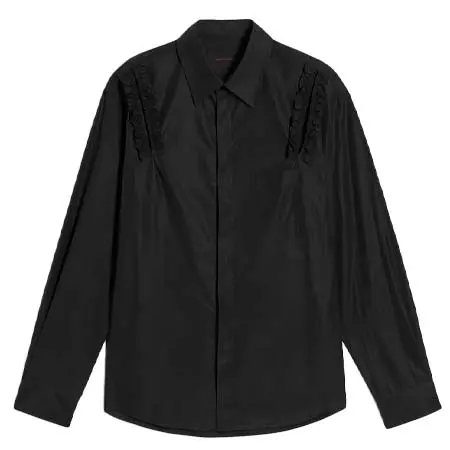 シモーネ ロシャ(SIMONE ROCHA)   Ruffle Slash Classic Concealed Button Shirt