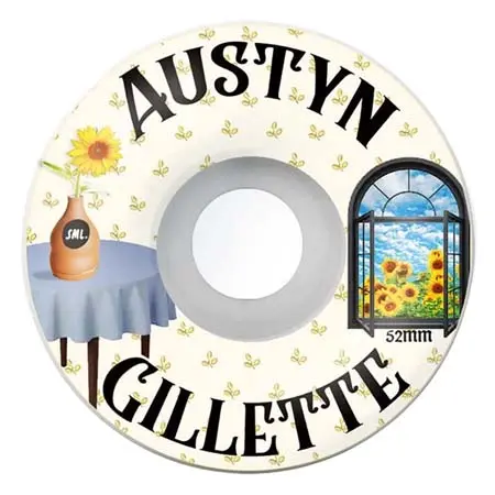 スモール(sml.) スケートボード 用品 ウィール STILL LIFE “AUSTYN GILLETTE” 52mm 4個セット