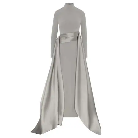 ソレイスロンドン(Solace London)   The Olivia Maxi Dress in Pewter