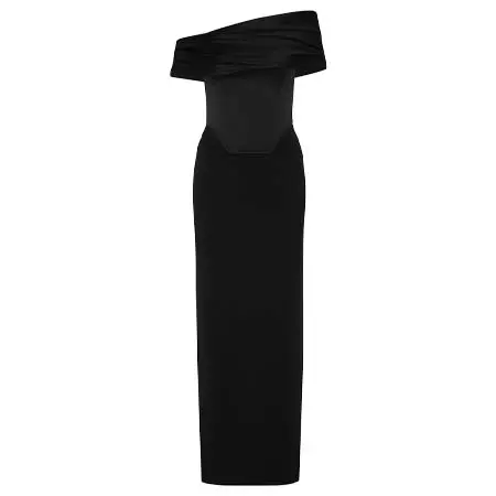 ソレイスロンドン(Solace London)   The Crawford Maxi Dress in Black
