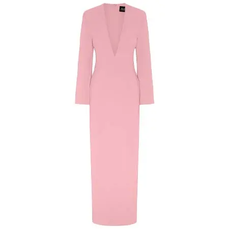 ソレイスロンドン(Solace London)   The Deacon Maxi Dress in Soft Pink