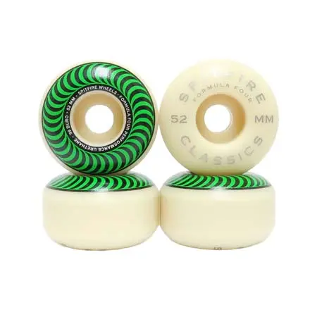 スピットファイヤー(SPITFIRE) スケートボード 用品 ウィール FORMULA FOUR（F4）99D CLASSIC 52mm 4個セット