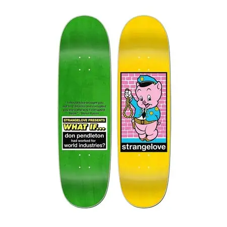 ストレンジラブ(STRANGE LOVE) スケートボード 用品 デッキ DON PENDLETON WHAT IF… DECK 8.875