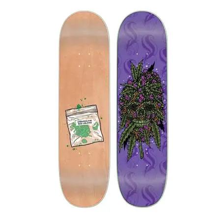 ストレンジラブ(STRANGE LOVE) スケートボード 用品 デッキ REEF ORLANDO PURPLE SKUNK DECK 8.5