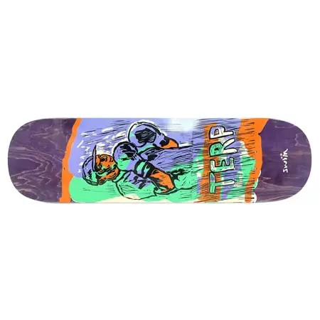 スイム(SWIM) スケートボード 用品 デッキ KEVIN TERPENING BOXER PURPLE STAIN 8.38