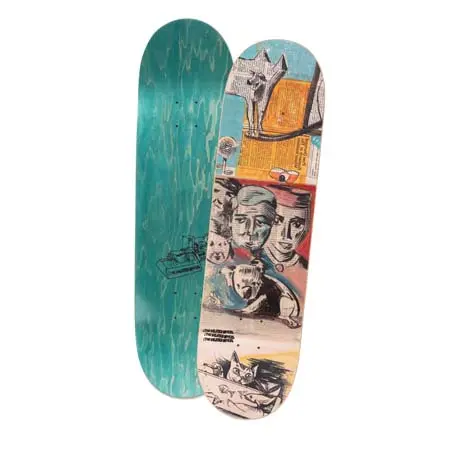 ヒーテッドウィール(THE HEATED WHEEL) スケートボード 用品 デッキ QUEENSLAND POSITIONS OPEN DECK