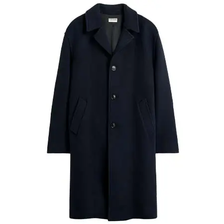 トーテム(TOTEME)   Relaxed coat dark navy