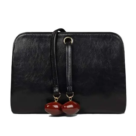 ヴィクトリア ベッカム(Victoria Beckham)   Kizette Clutch Black Supple Shine Leather