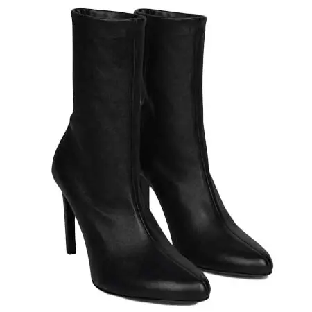 ヴィクトリア ベッカム(Victoria Beckham)   Harlow Mid Boot 100 Black Stretch Nappa Leather