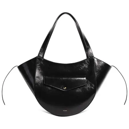 ワンドラー(WANDLER)   ホルテンシア スラウチ トートバッグ Black Glaze