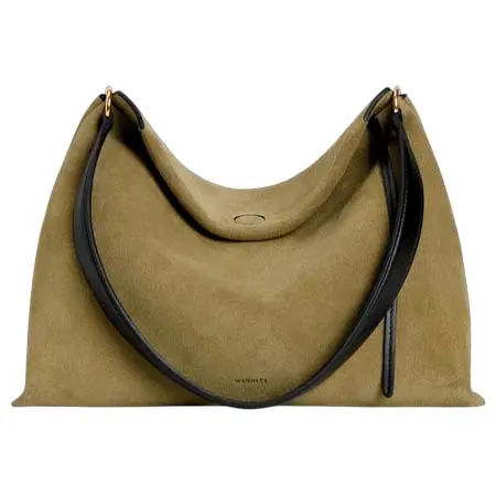 ワンドラー(WANDLER)   ペネロペ トートバッグ スモール KHAKI SUEDE_BLACK