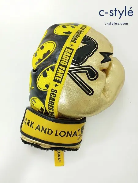 MARK&LONA マークアンドロナ ヘッドカバー ゴールド バットマン BATMAN ボクシンググローブ型