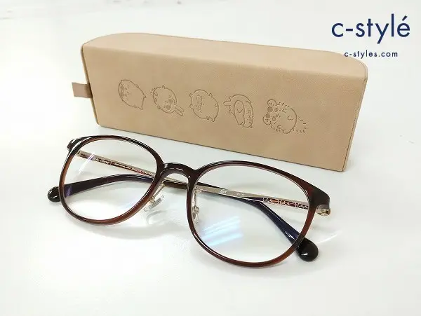 Zoff ゾフ 眼鏡 52□19-145 ブラウン ちいかわ2 ちいかわモデル 度入り ZN241014-43A1