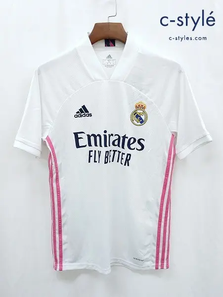 adidas アディダス ユニフォーム M ホワイト 半袖 レアルマドリード サッカー レプリカ FM4735 HAL03