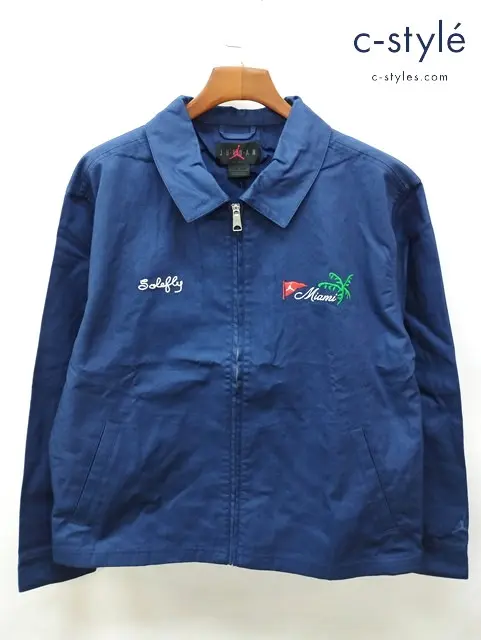 JORDAN BRAND ジョーダンブランド ジャケット XL ネイビー M J SF COACHES JKT MIDNIGHT