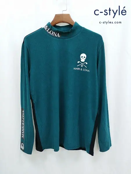 MARK＆LONA マーク＆ロナ ハイネックTシャツ 52 グリーン Icon Micro Fleece Inner MLM-4C-AU03