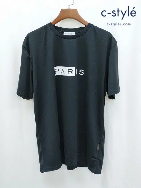 MARK＆LONA×PIERRE HERME マーク＆ロナ×ピエールエルメ Tシャツ 50 ブラック MLM-2C-AA41