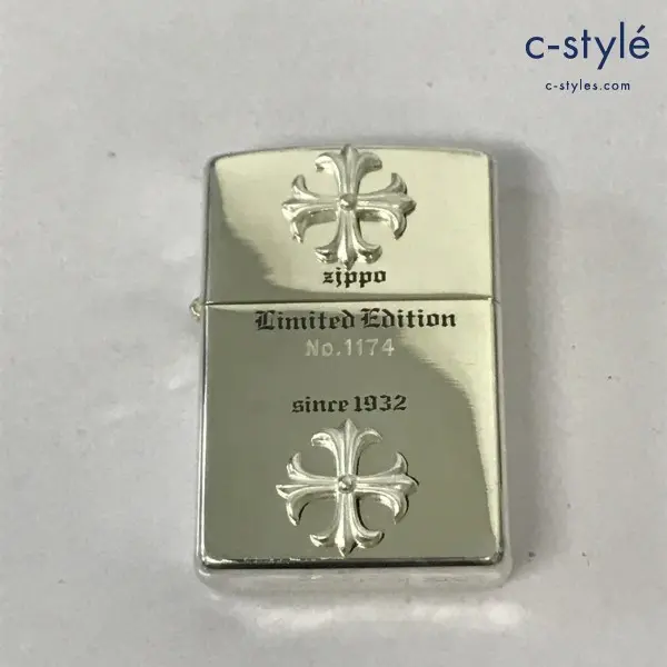 ZIPPO ジッポー オイルライター シルバークロス メタル Limited Edition ’98