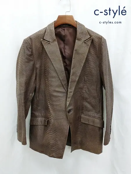 CUSTOM CULTURE カスタムカルチャー レザージャケット 50 ブラウン 154-1105
