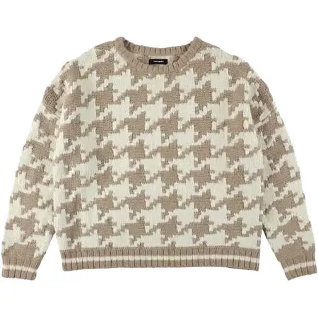 1piu1uguale3(ウノピゥウノウグァーレトレ) 113 HAND KNIT CREW MRK289-WCA029