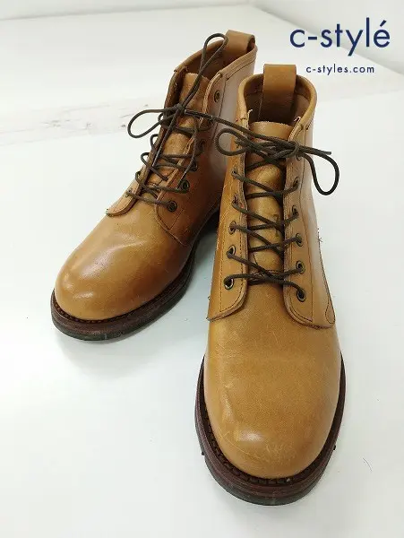 Timberland ティンバーランド ブーツ 7 キャメル系 レザー 6ホール USA製 76100 A47