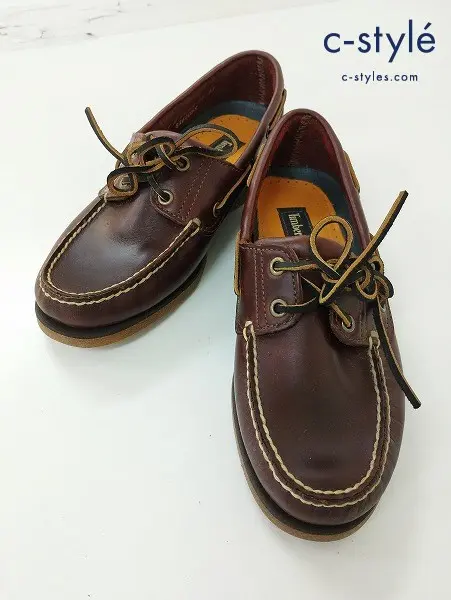 Timberland ティンバーランド ボートシューズ 7 ブラウン CLASSIC 2EYE BOAT クラシック ツーアイ 25077