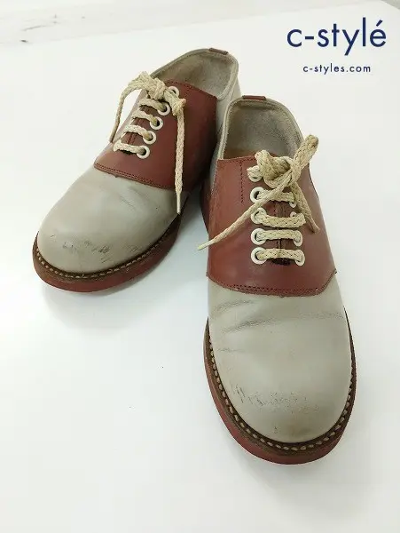 REGAL リーガル ドレスシューズ 23 グレー系×ブラウン Boots Mark サドルシューズ 2452 レディース