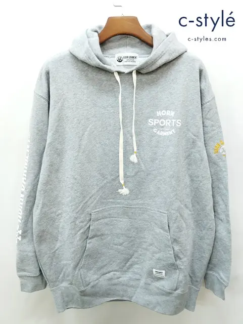 HORN GARMENT×Sesame Street ホーンガーメント×セサミストリート パーカー 50 グレー