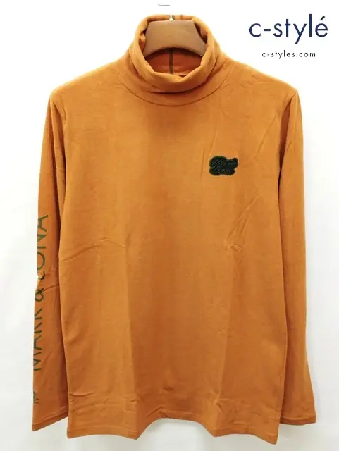 MARK&LONA マーク＆ロナ タートルネックインナー 50 オレンジ Polar 3Layer Antistatic Fleese MLM-2C-AU03