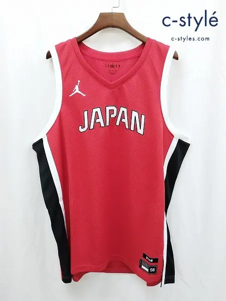 NIKE ナイキ ユニフォーム 2XL レッド 日本 リミテッド ロード バスケットボール ジャージー FQ0377-673