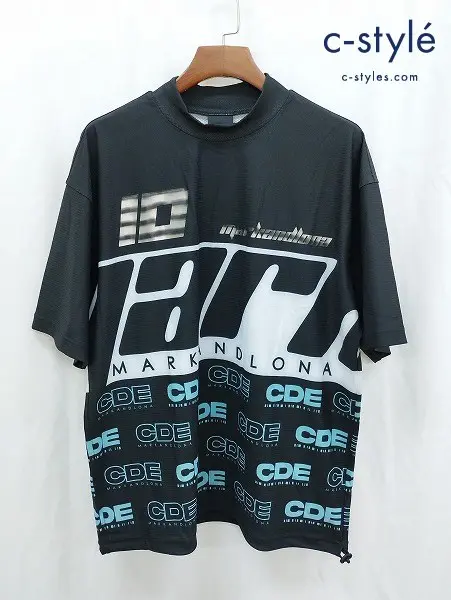 MARK&LONA マークアンドロナ Tシャツ 50 ブラック 半袖 ゴルフウェア CDE CD10-EMNT MCM-4A-AA52