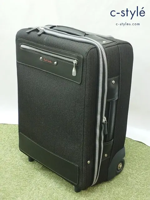 Paul Smith ポールスミス キャリーケース ブラック系 SOFT COLLECTION TROLLEY ヘリンボーン