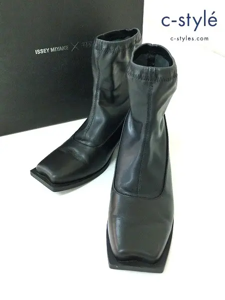 ISSEY MIYAKE×UNITED NUDE イッセイミヤケ×ユナイテッドヌード ブーツ 36 ブラック