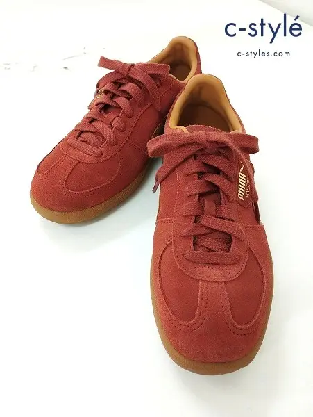 puma プーマ スニーカー 28.5cm 赤茶系 PALERMO MARS RED-CARAMEL LATTE-GUM 396463-24