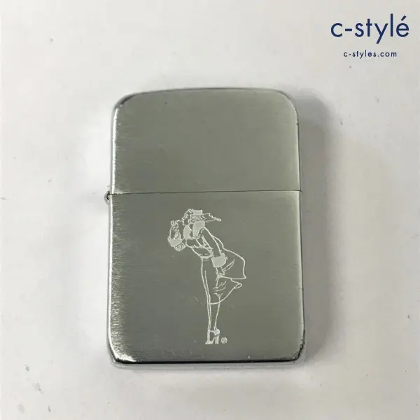 ZIPPO ジッポー オイルライター Windy Girl ウィンディガール ’05 シルバー