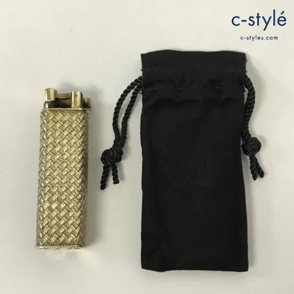 dunhill ダンヒル ハンマー式ガスライター シルフィード ゴールド 専用袋付