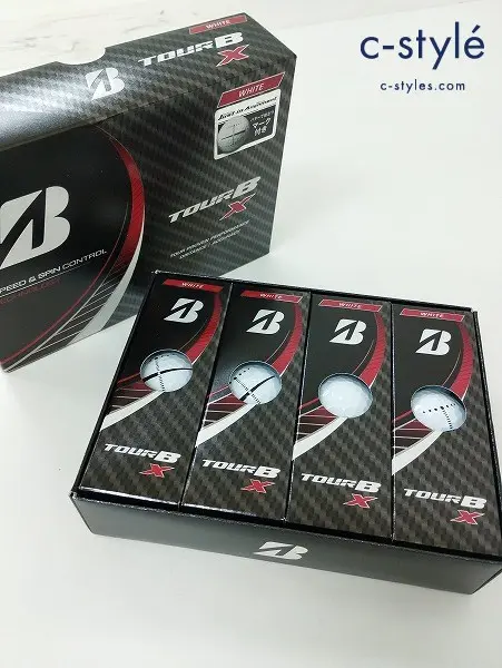BRIDGESTONE GOLF ブリヂストンゴルフ ゴルフボール ホワイト TOUR B X