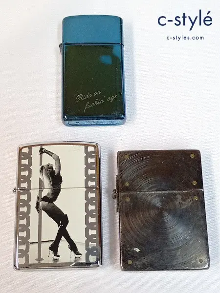 ZIPPO ジッポー オイルライター まとめ 1935 REPLICA ポールダンサー Slim スリム 計3点
