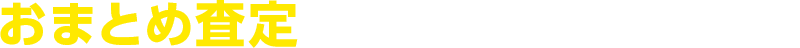 おまとめ査定との併用で更におトク!?